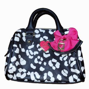 Betsey Johnson Black & White Small Handbag
